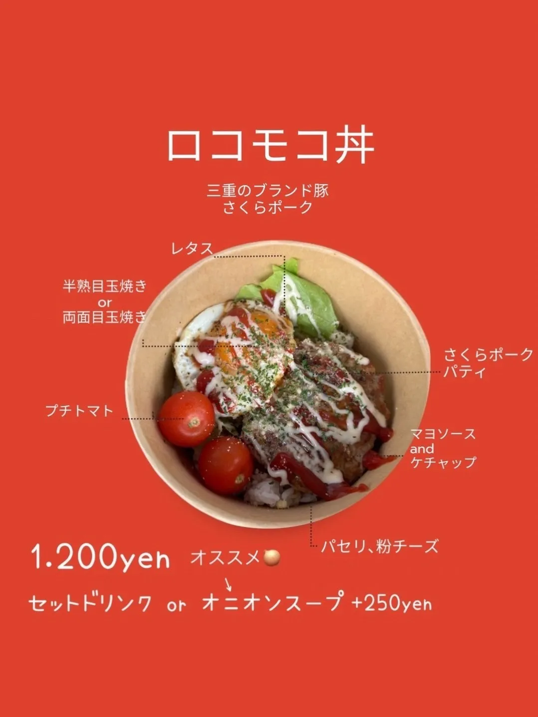 ロコモコ丼
